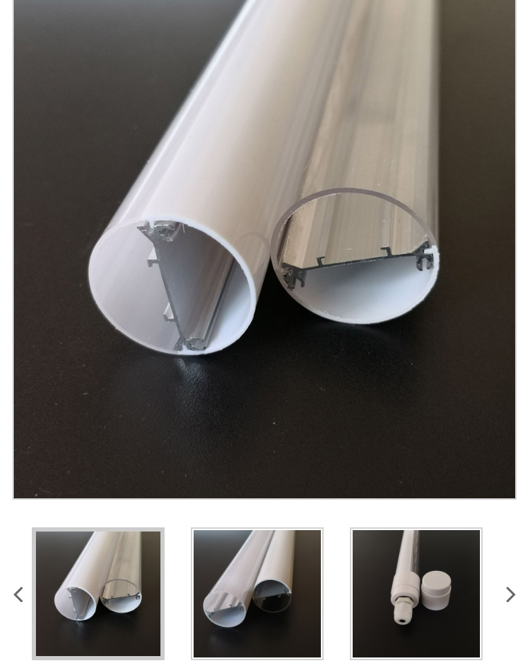 LED Tube Housing na may Flame Retardant grade ng V0 at EN45545-2 sertipikasyon