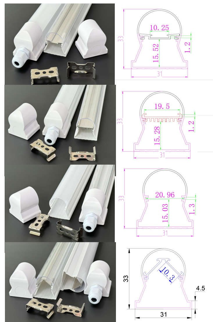 Pagbabago ng karanasan sa pag -iilaw! Naglulunsad si JE ng isang bagong T8 Integrated Lamp Housing, pagbubukas ng isang bagong panahon ng rebolusyon sa pag -install at kahusayan ng enerhiya