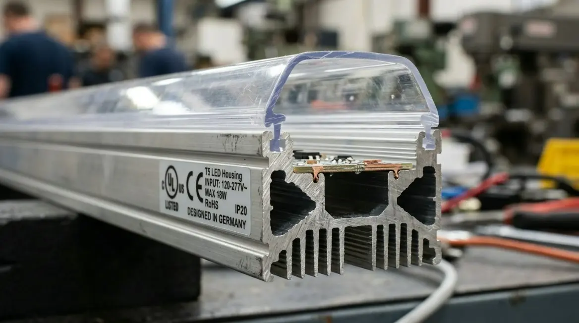 Nangungunang LED Tube Housing Factory para sa US Market: 2026 Compliance Ready