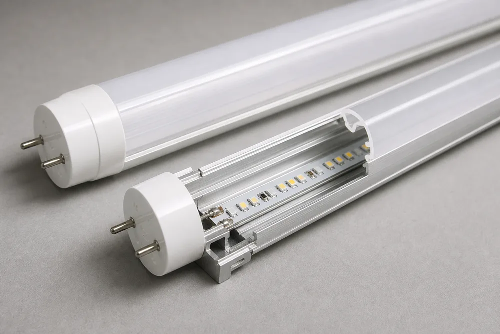 2026 LED T8 PC Outer Tube at Inner Aluminum Housing para sa OEM at Private-Label Tube-Light Assembly