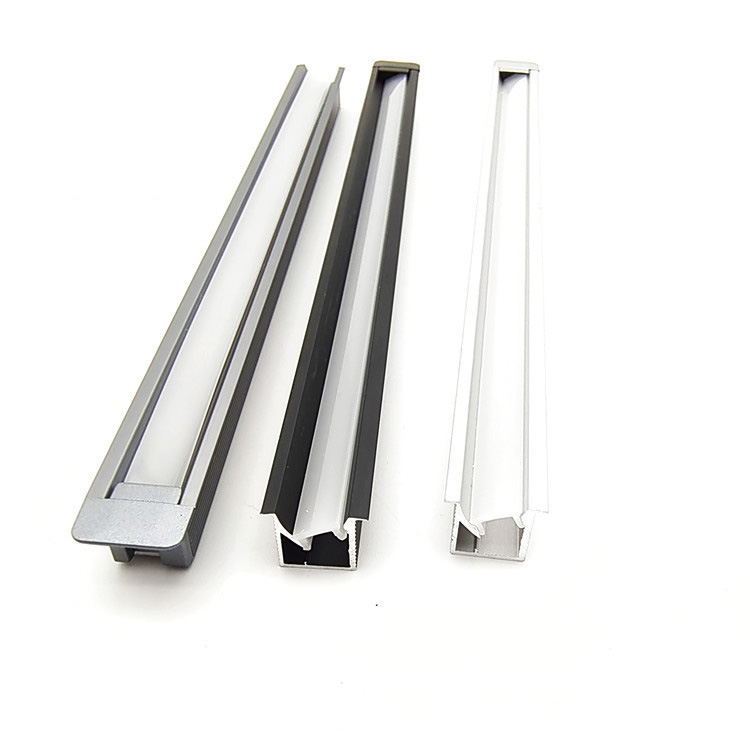 LED Aluminum Profile para sa LED Cabinet Lights na may 45 Degree