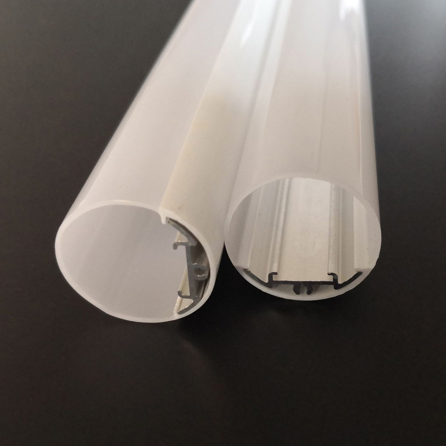 LED T8 Plastic Housing PC Outer Tube at Inner Aluminum